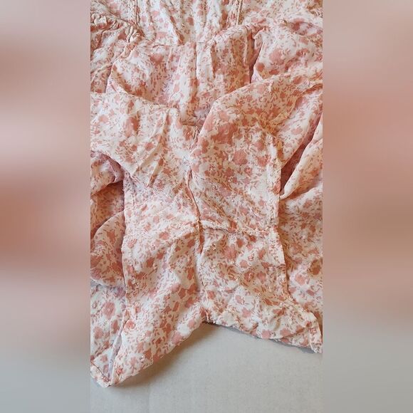 Sky To Moon Pink Floral Halter Romper Size Small - Picture 14 of 15